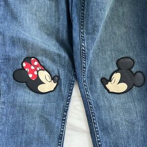 Minnie and Mickey patch Disney Jeans Juniors size 7